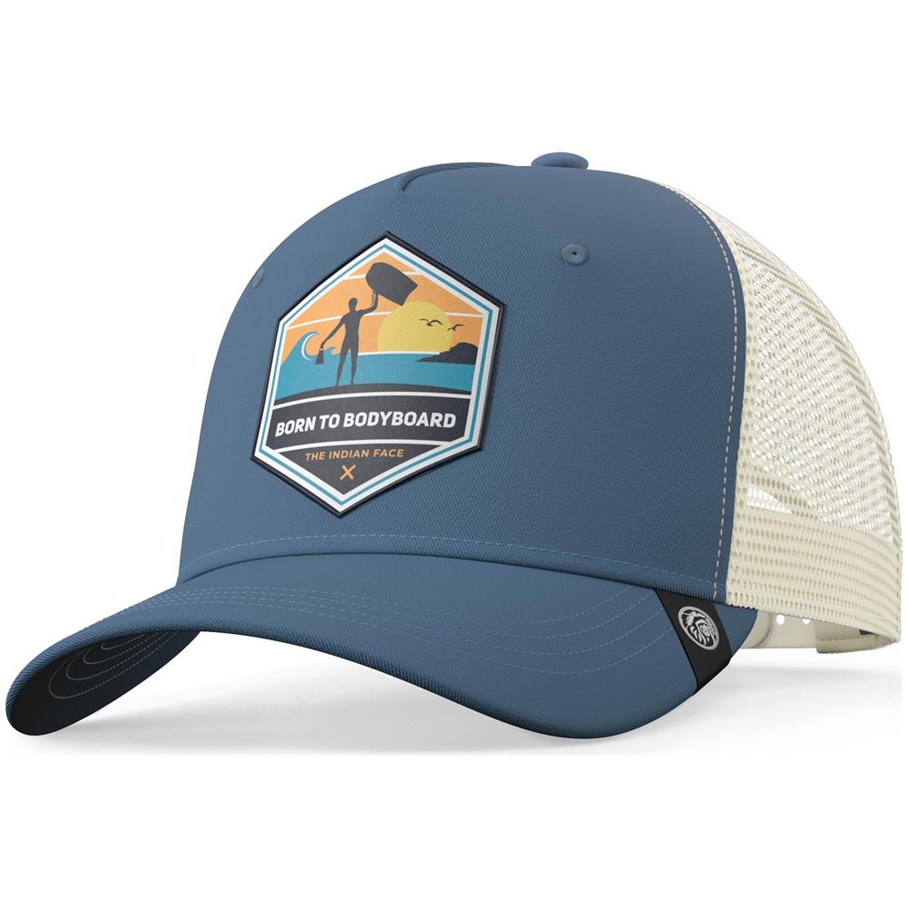 Cappellino Trucker Born To Bodyboard Giallo Per Uomini E Donne - Foto 1