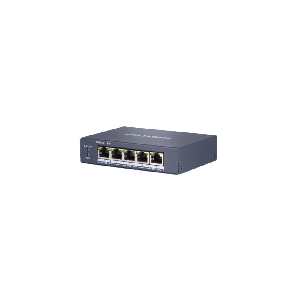 DS-3E0505HP-E switch di rete Non gestito Gigabit Ethernet (10/100/1000) Supporto Power over Ethernet (PoE) Blu - Foto 1