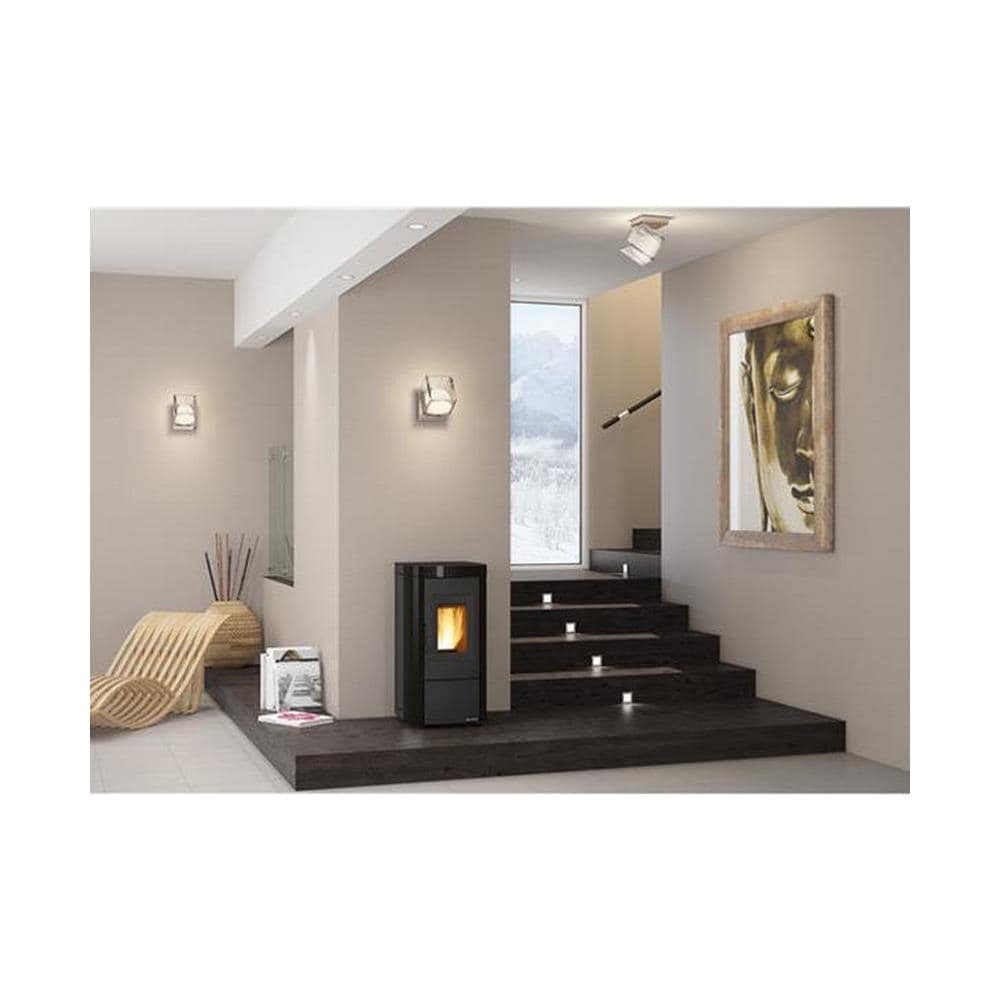 Stufa A Pellet 7kw Nera - Moiraevonoir - Foto 3