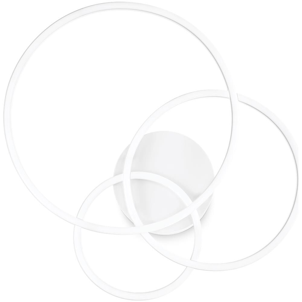 Frame Pl Cerchio Bianco Lampada Plafoniera - 255019 - Foto 1