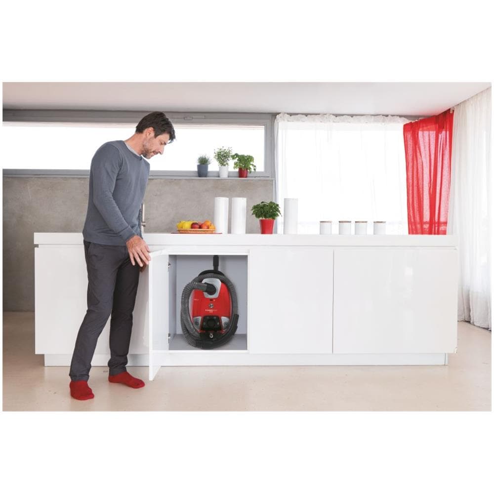 H-ENERGY 310 HE310HM 011 Aspirapolvere a Traino con Sacco Potenza 850 Watt Colore Rosso - Foto 8