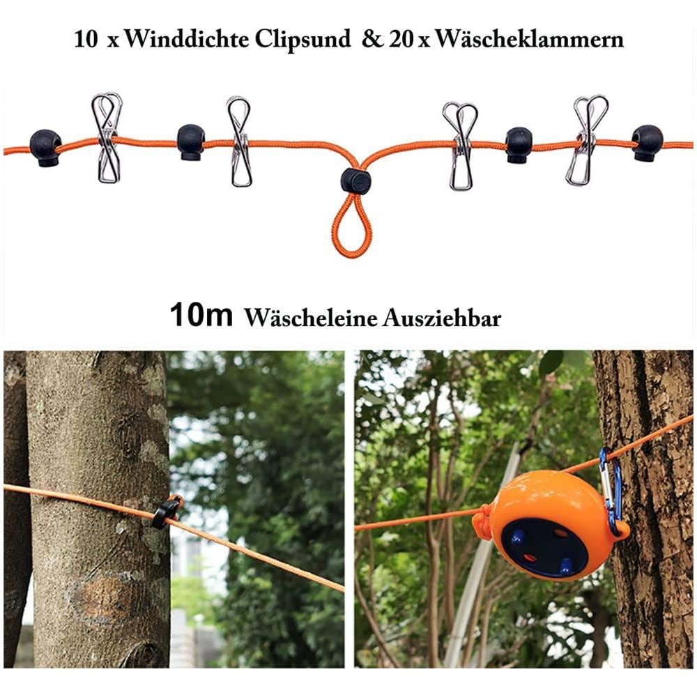 Corda Per Asciugare Il Panno Antiscivolo Senza Perforazione Retrattile - Foto 2