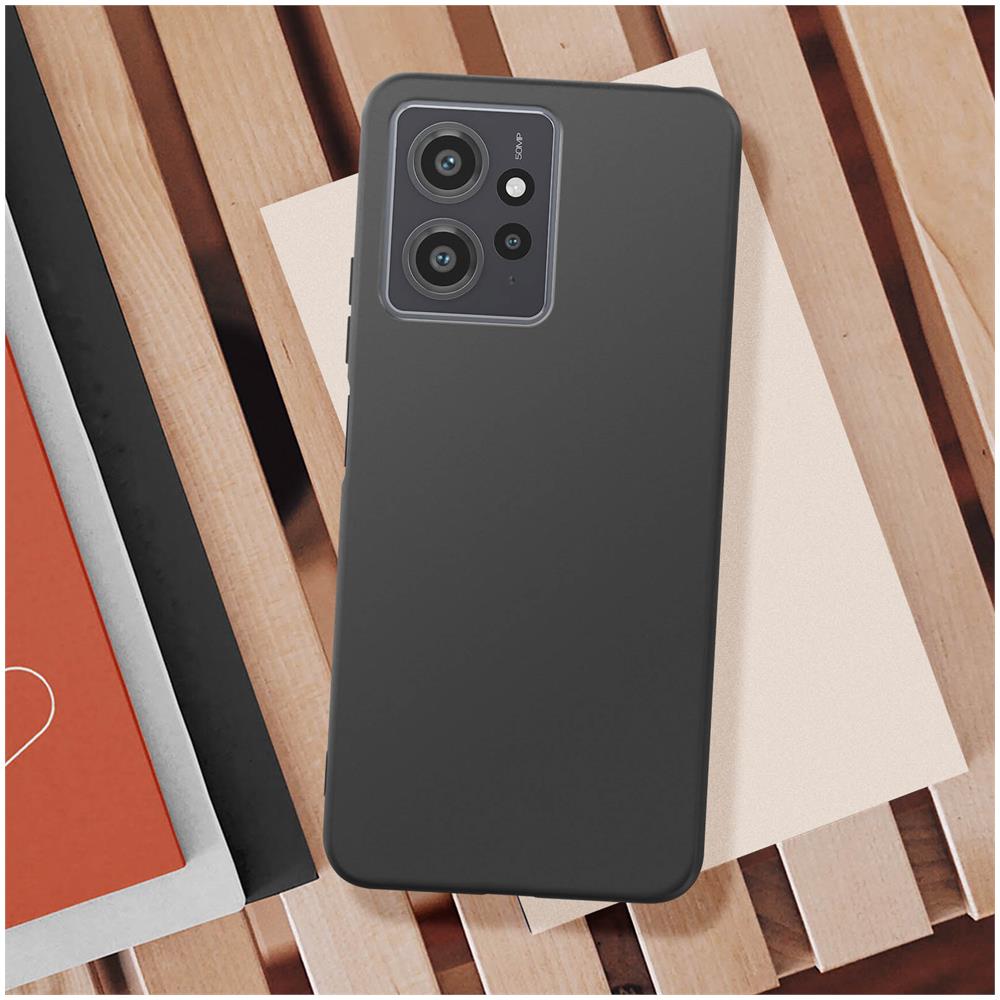 Cover Per Xiaomi Redmi Note 12 4g Silicone Gel Flessibile Sottile Leggera Nera - Foto 5