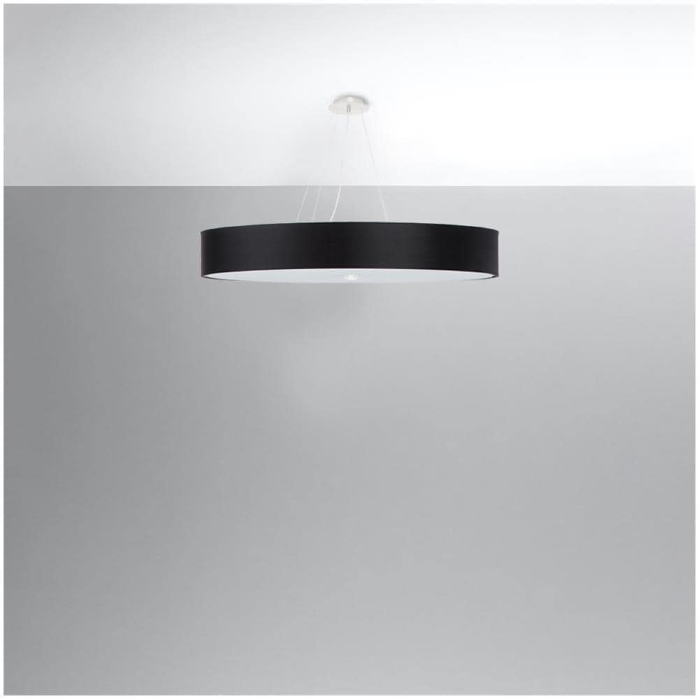 Lampadario Skala 100 Bianco Sl. 0808 - Minimalista Lampadario Nero 105x100x100 Cm - Foto 2