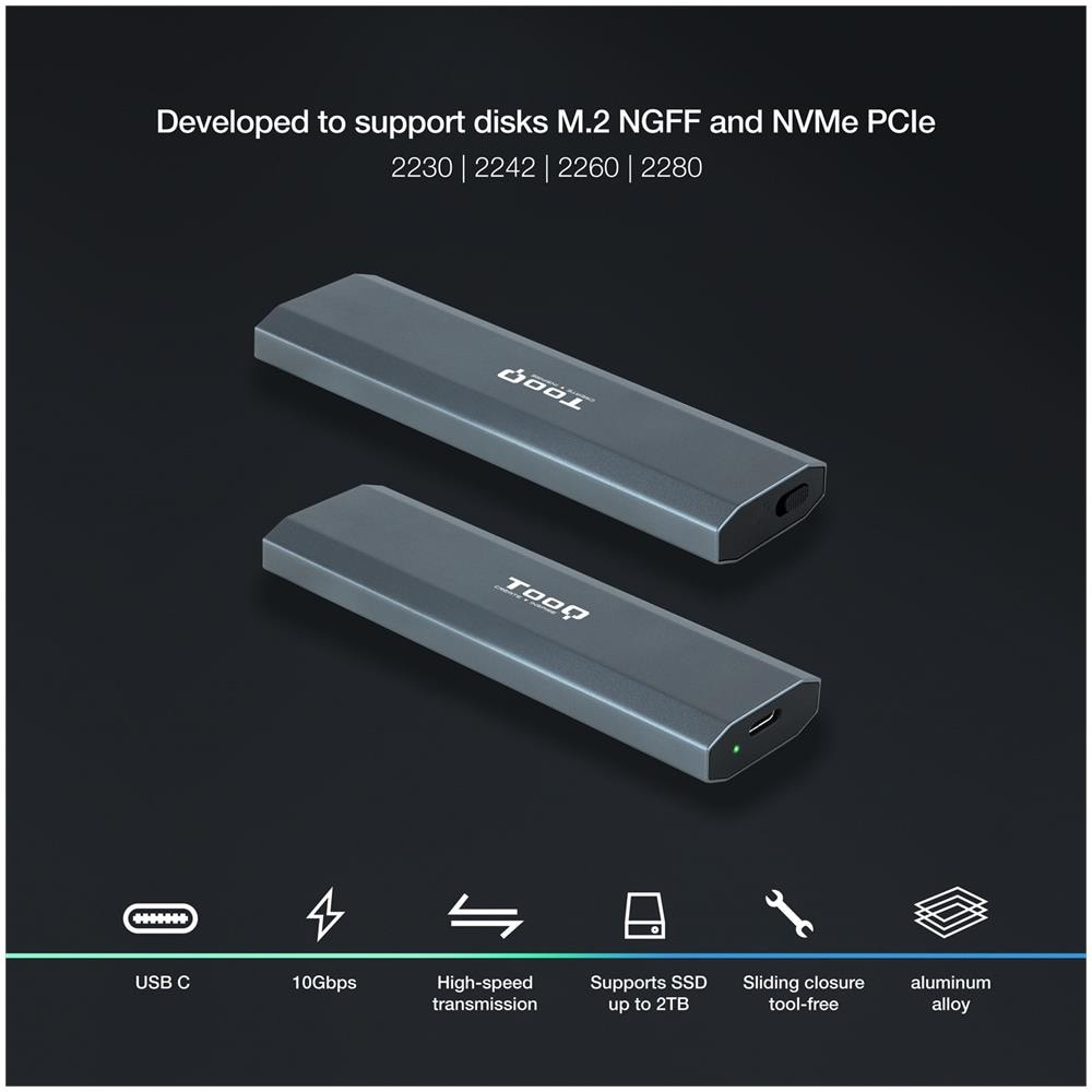 Shura Box esterno SSD Grigio M. 2 - Foto 2