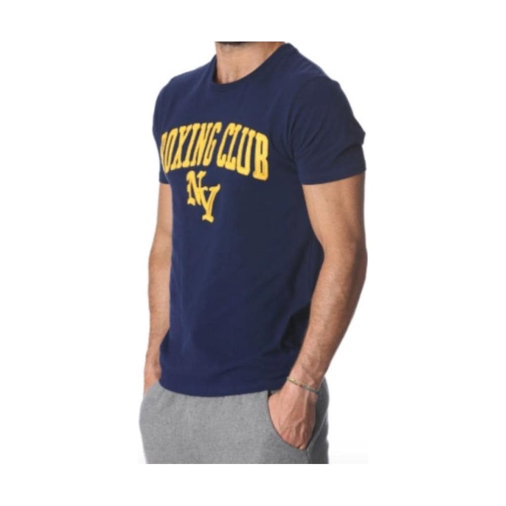 T-shirt Uomo Boxing Club Jersey Stretch Blu Giallo M - Foto 2