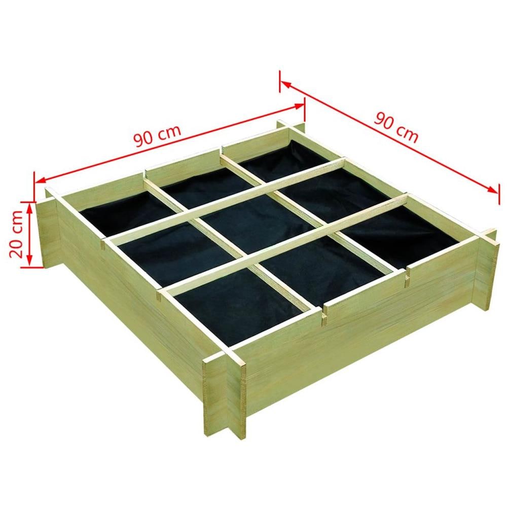 Fioriera Piantatore In Legno Impregnato 90 X 20 Cm - Foto 7