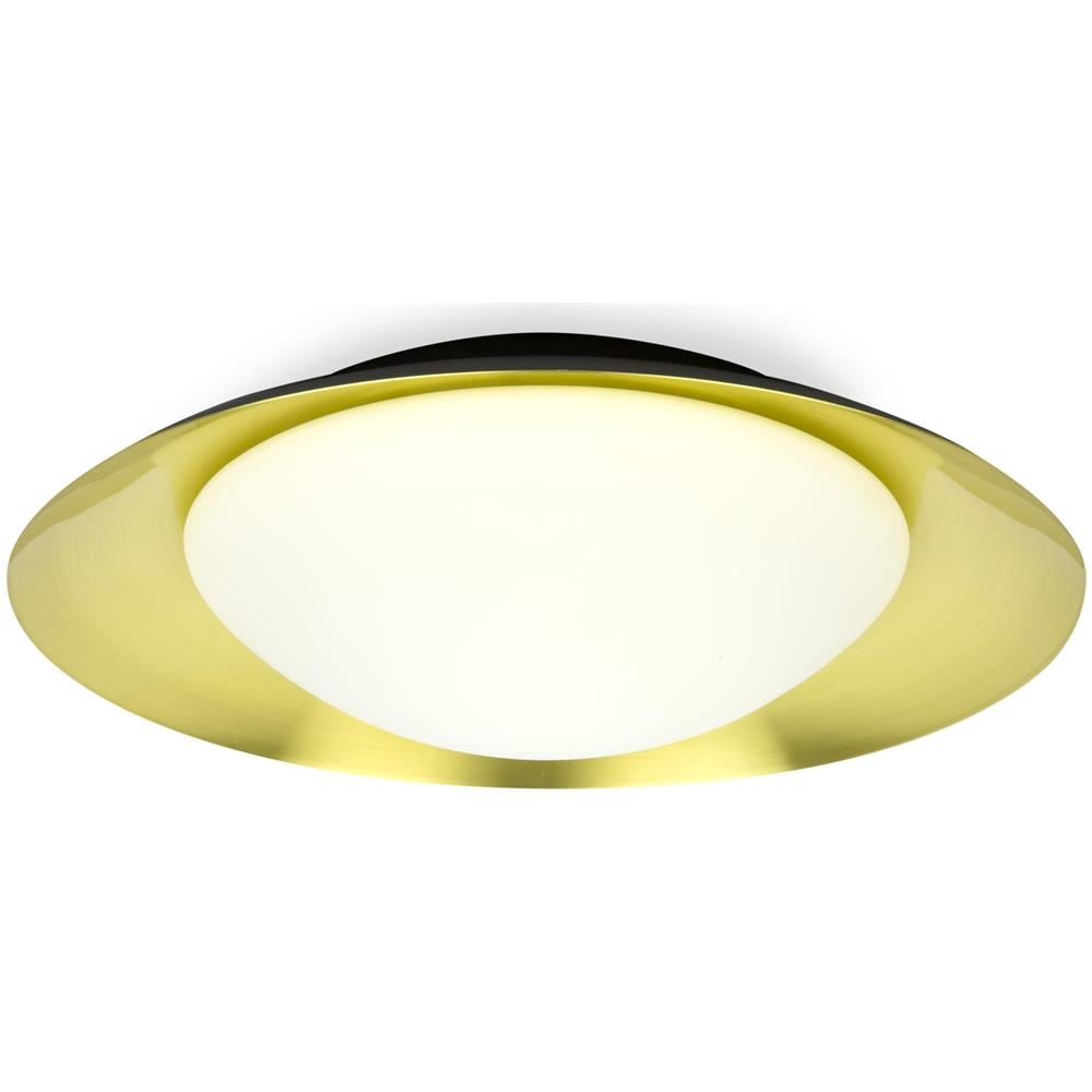 Side Led Plafoniera Nera E Oro 20w - Foto 1
