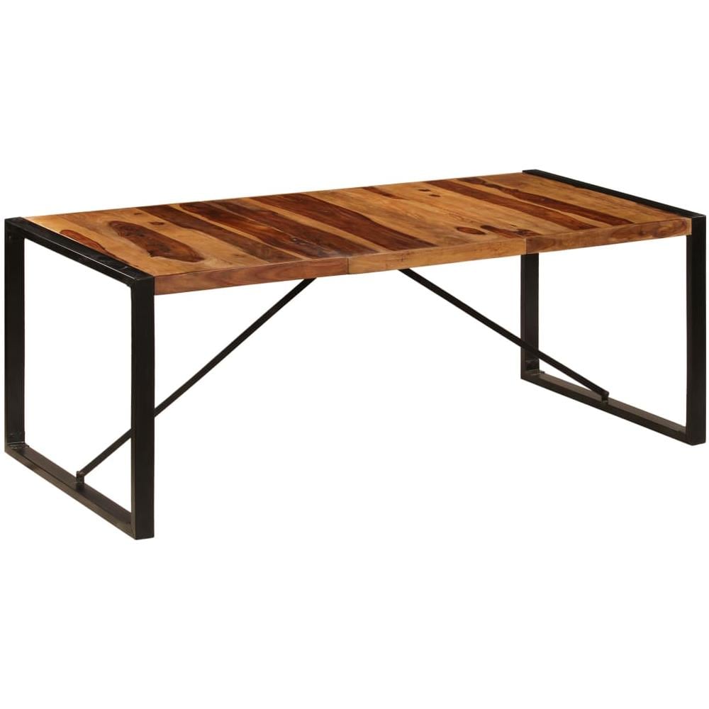 Tavolo da Pranzo 200x100x75 cm in Legno Massello di Sheesham - Foto 1
