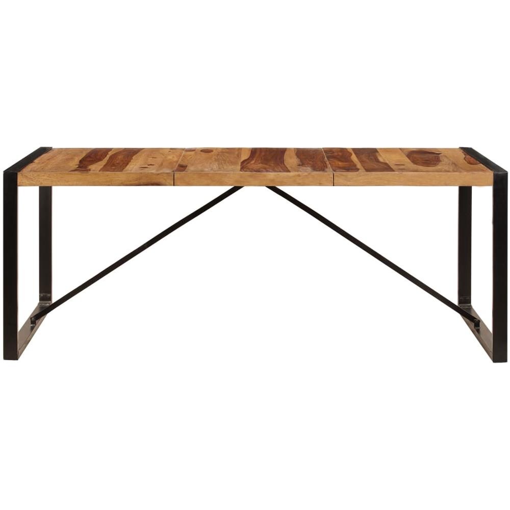 Tavolo da Pranzo 200x100x75 cm in Legno Massello di Sheesham - Foto 2