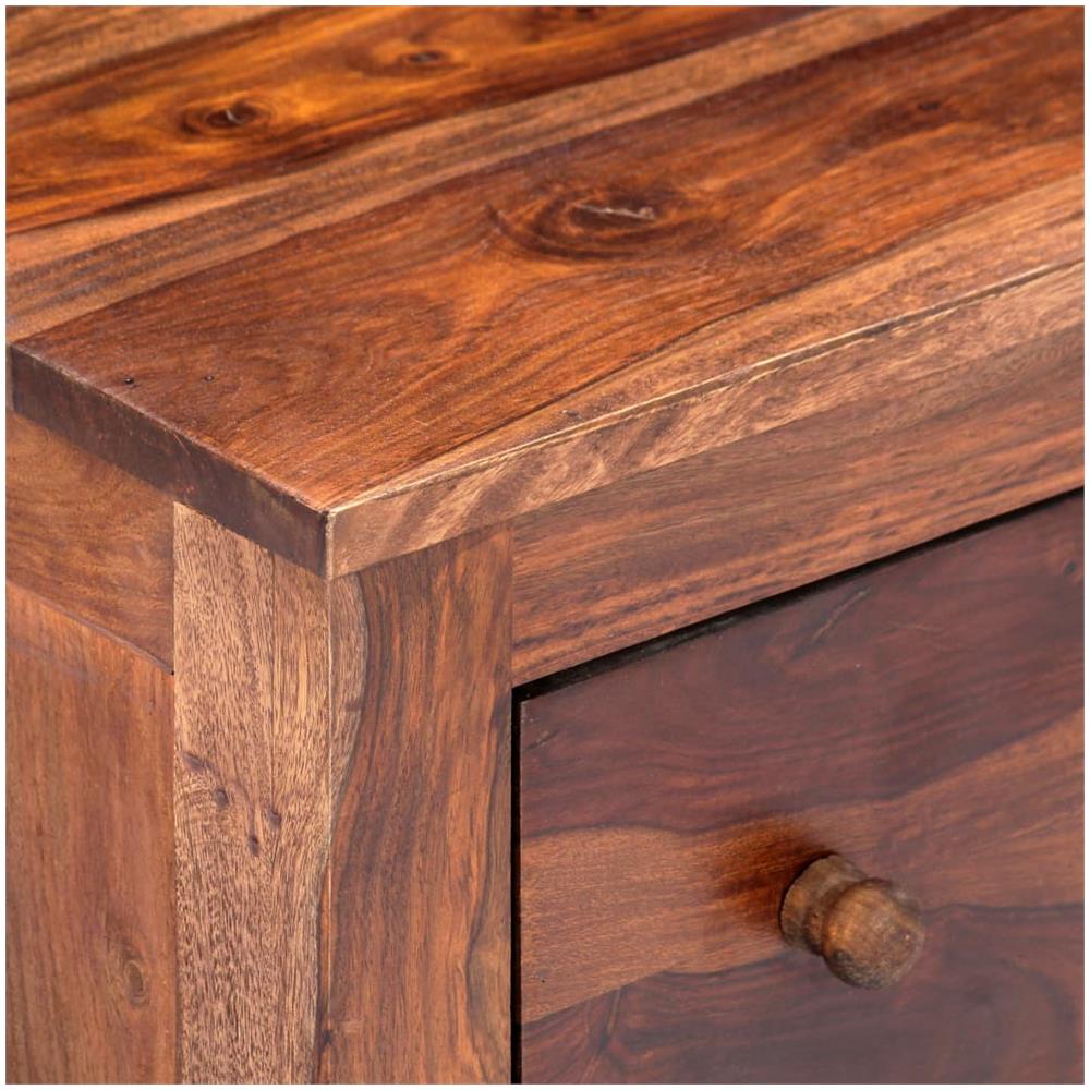 Tavolino da Salotto 90x50x30 cm in Legno Massello di Sheesham - Foto 2