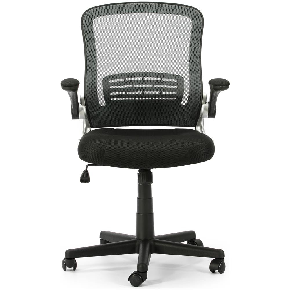 Poltrona Da Ufficio Regolabile In Altezza Ed Inclinazione Con Piegatrice Mesh Cosmos, Colore Nero - Foto 2