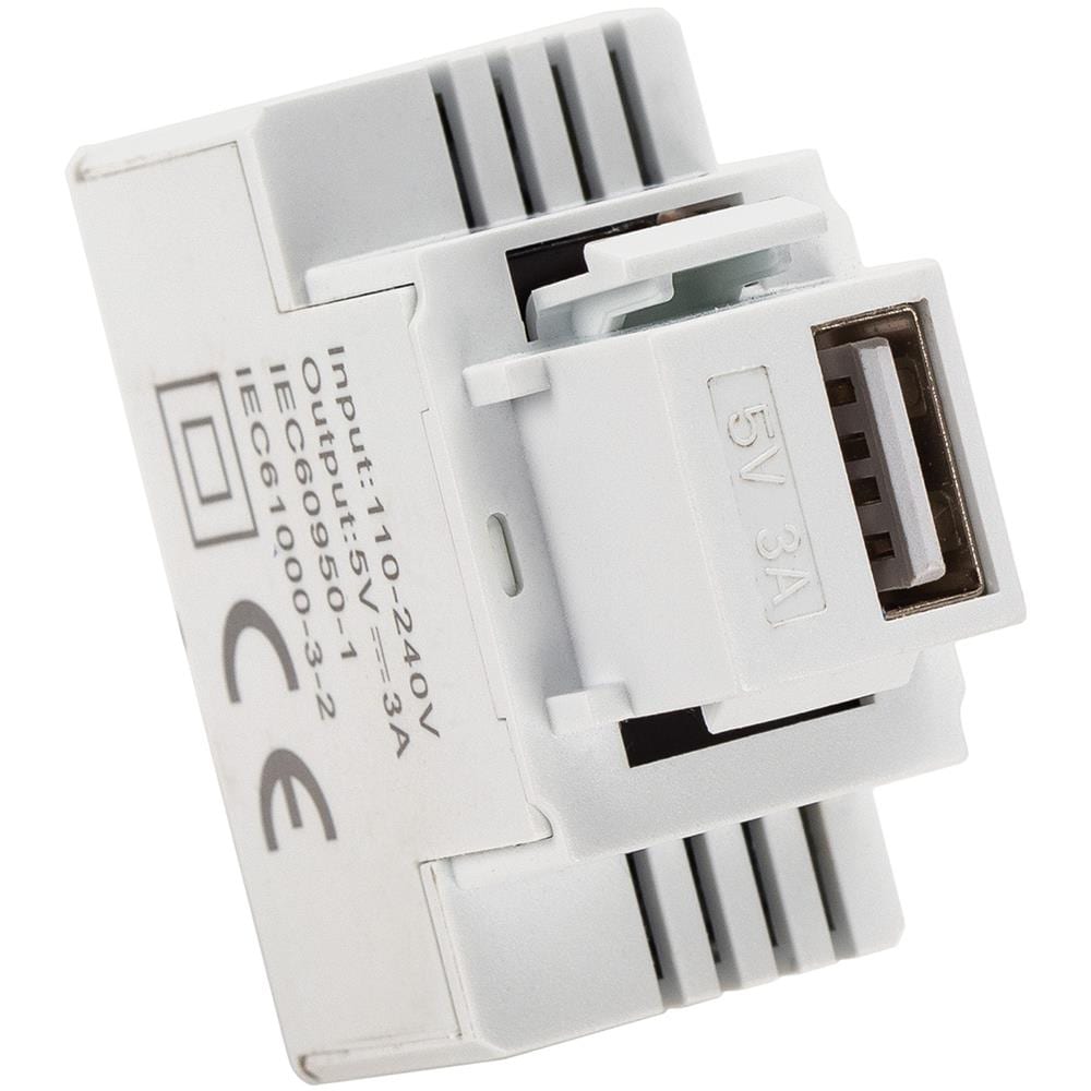 Alim. 1 Usb-a 3a Inc.keystone Compatto Bi - 82896 - Foto 2