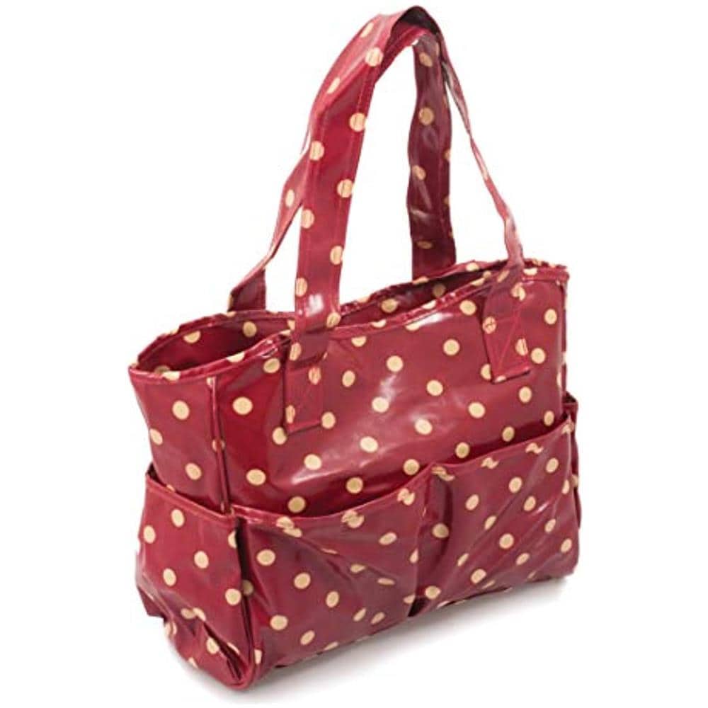 Hobby Gift - Borsa Per Spesa, Rosso Con Puntini Bianchi - Foto 1