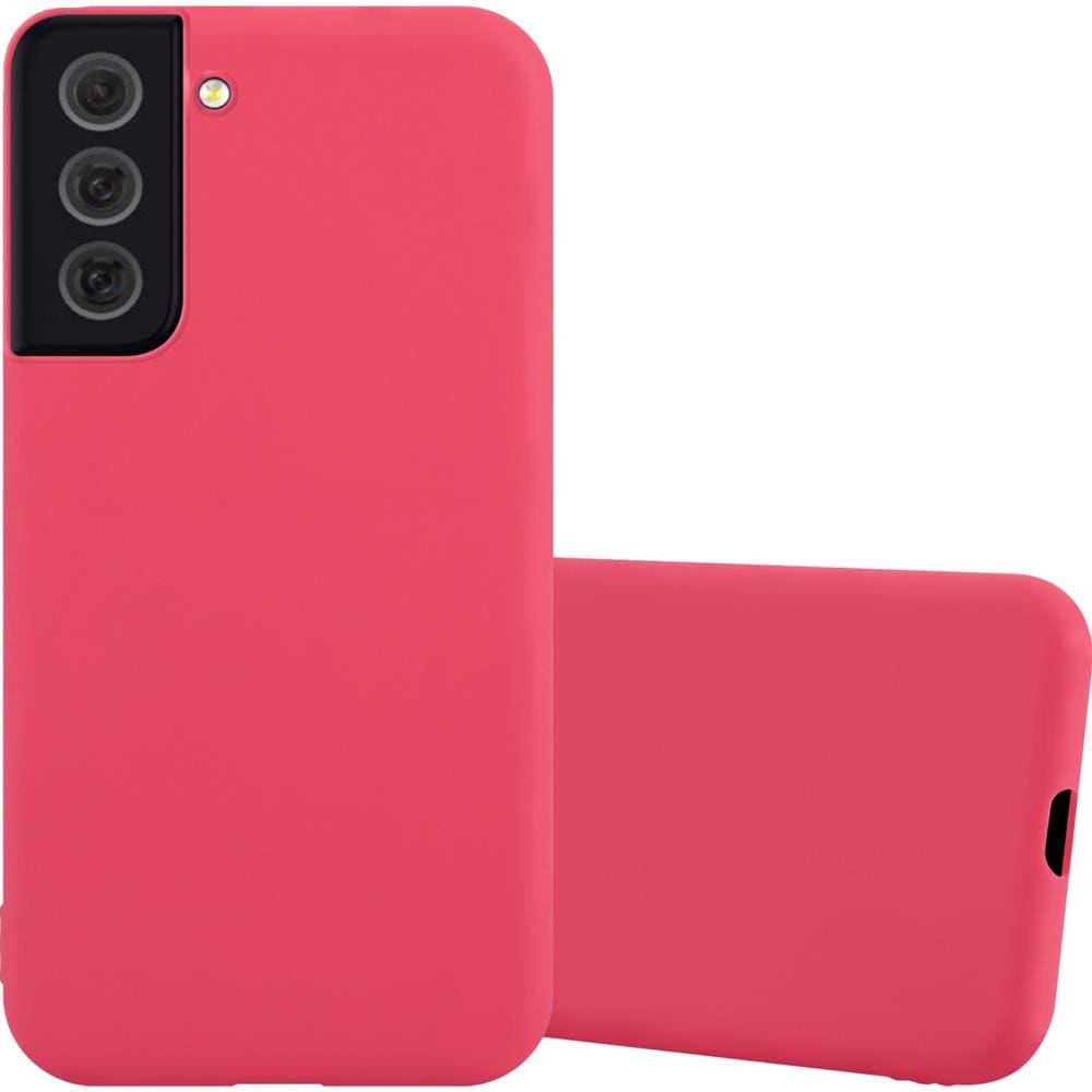 Custodia Compatibile Con Samsung Galaxy S22 In Candy Rosso - Coperchio Protettivo In Silicone Tpu Flessibile - Foto 1