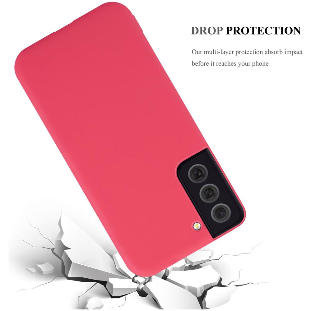 Custodia Compatibile Con Samsung Galaxy S22 In Candy Rosso - Coperchio Protettivo In Silicone Tpu Flessibile - Foto 8