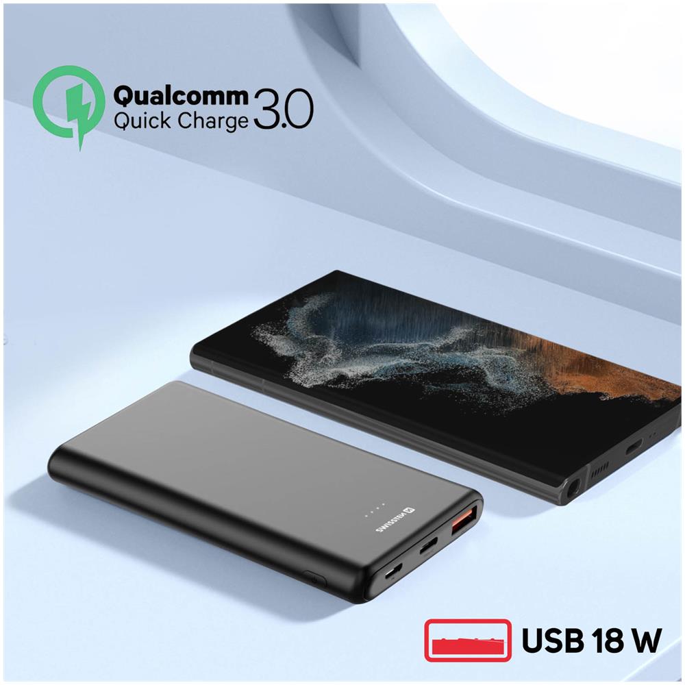 Powerbank 20w Usb-c Power Delivery E Usb Quick Charge 10000mah Nero - Foto 5