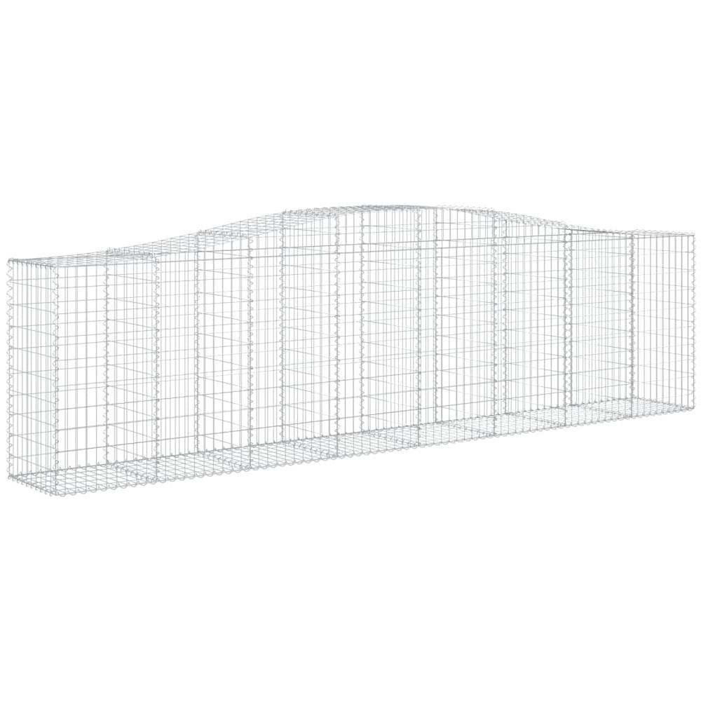 Cesti Gabbioni Ad Arco 20 Pz 400x50x100/120 Cm Ferro Zincato - Foto 2