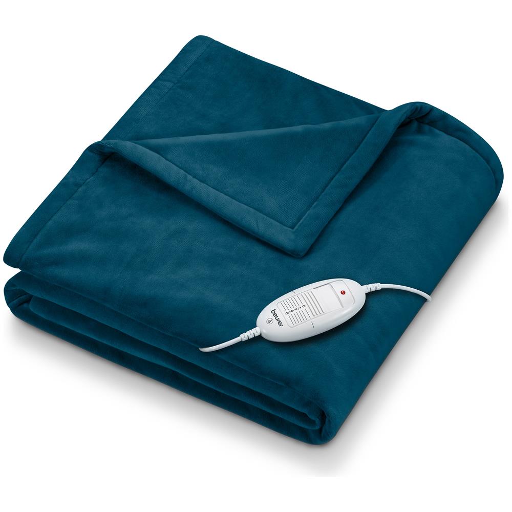 Termocoperta HD 75 Cosy Ocean con superficie in micropile Potenza 100 Watt Dimensioni 180 x 130 cm Colore Blu Oceano - Foto 1