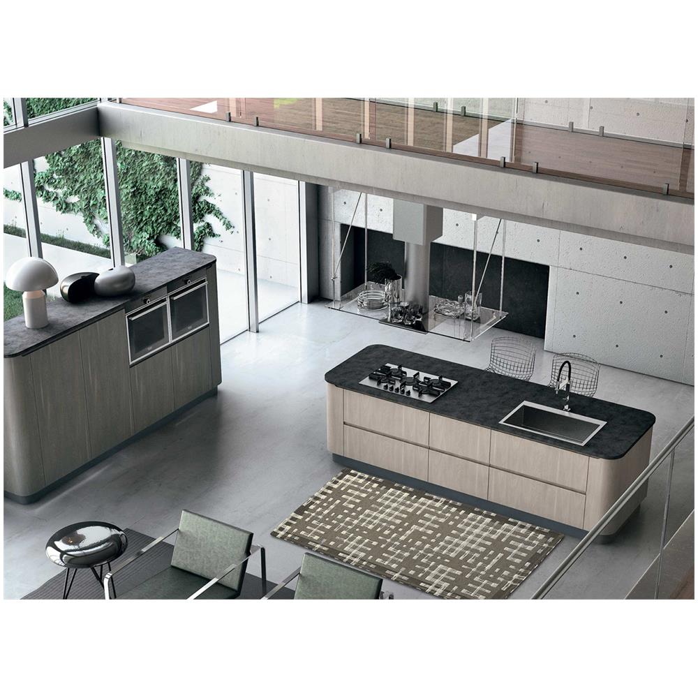 Tappeto Passatoia Cucina Corsia Retro Antiscivolo Disegno Dama By Suardi 55x140 Verde - Foto 2