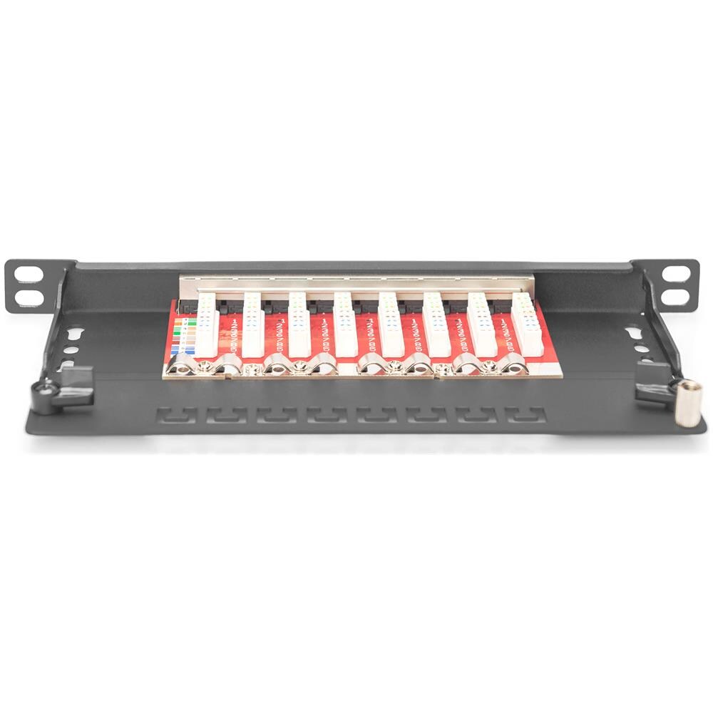 Cavo patch CAT 6A, classe EA, schermato, 8 porte, 0,5U, 10", nero - Foto 2