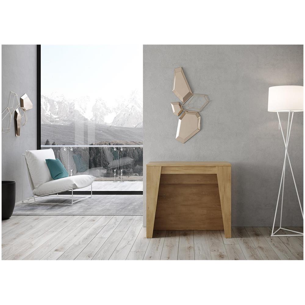 Consolle allungabile 90x48/296 cm Bakari quercia natura - Foto 2