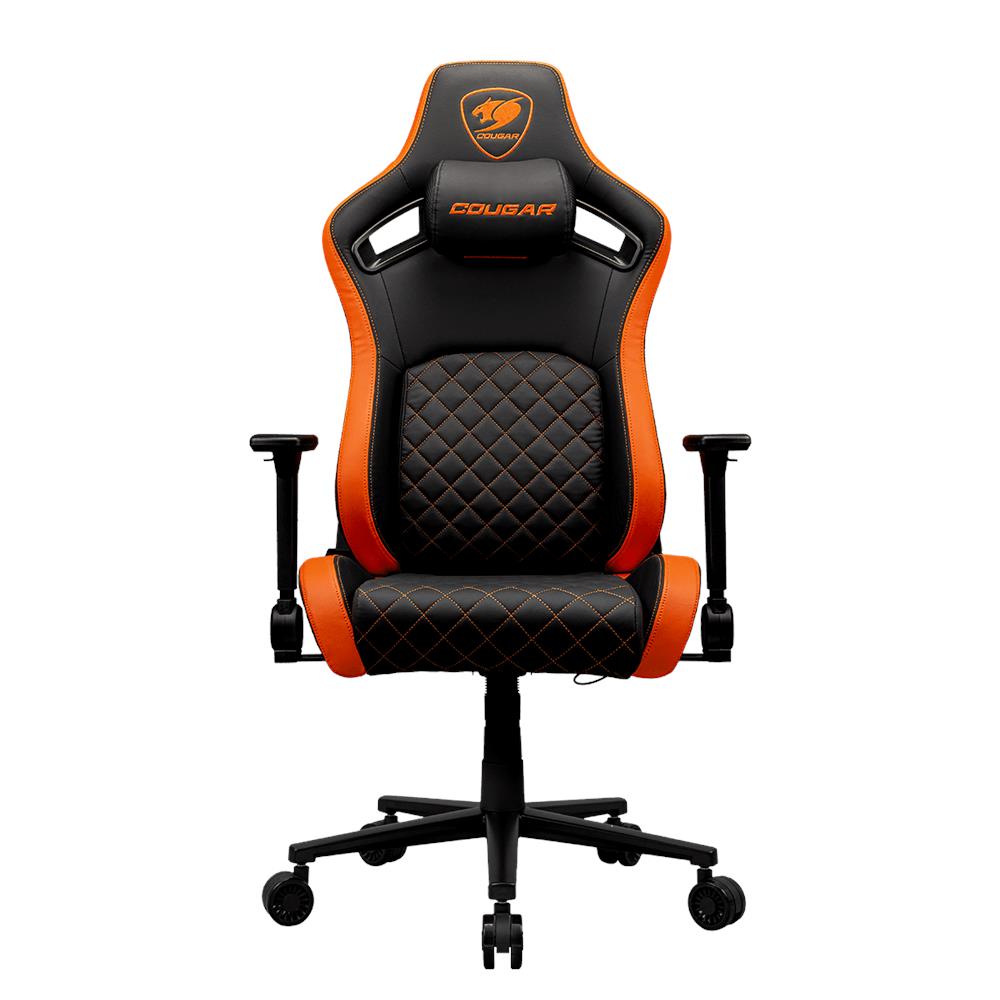 CGR-DFL Sedia da Gaming per PC Sedia Imbottita Tappezzata Nero, Arancione - Foto 1