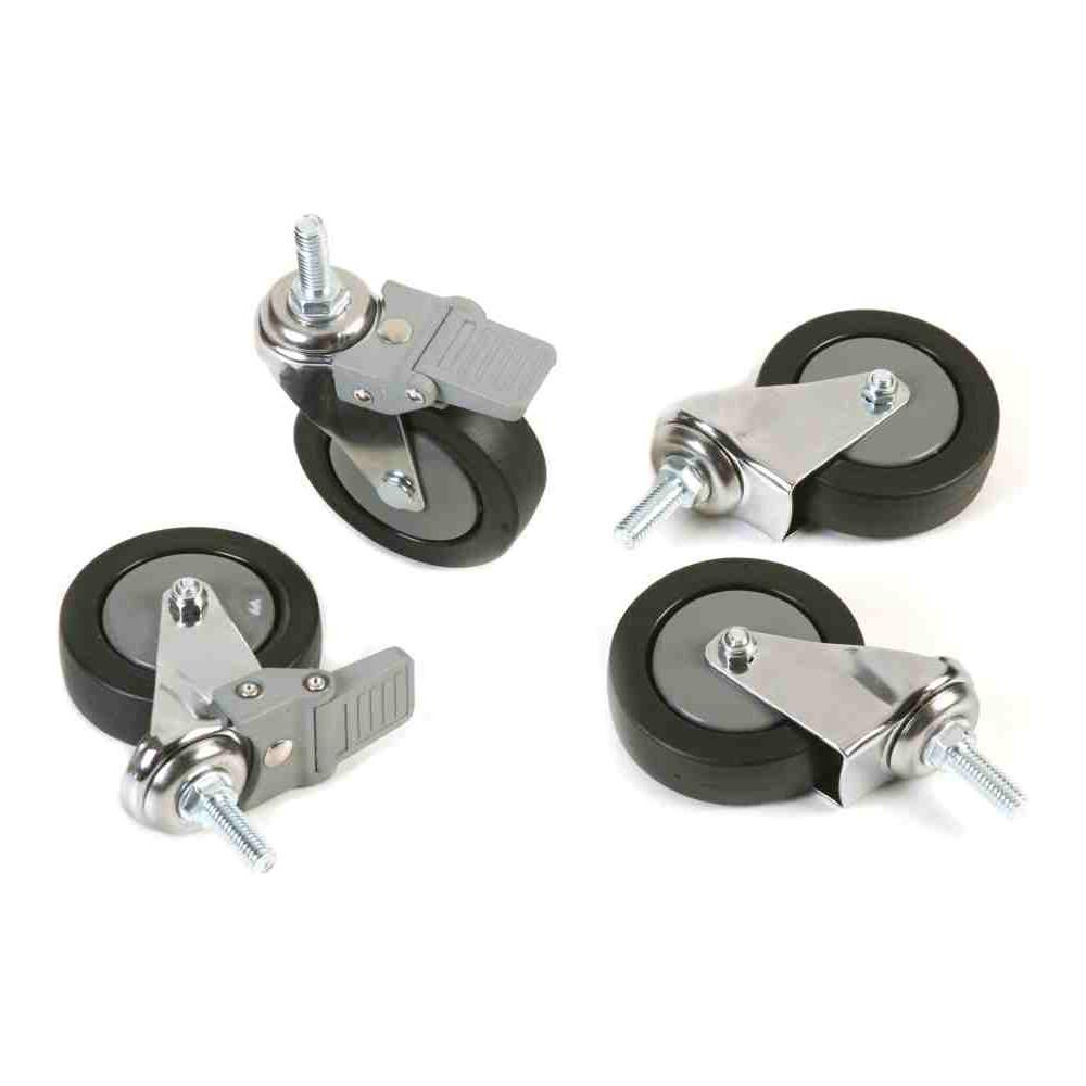 Set 4 Ruote Per Scaffale Gomma - Foto 2