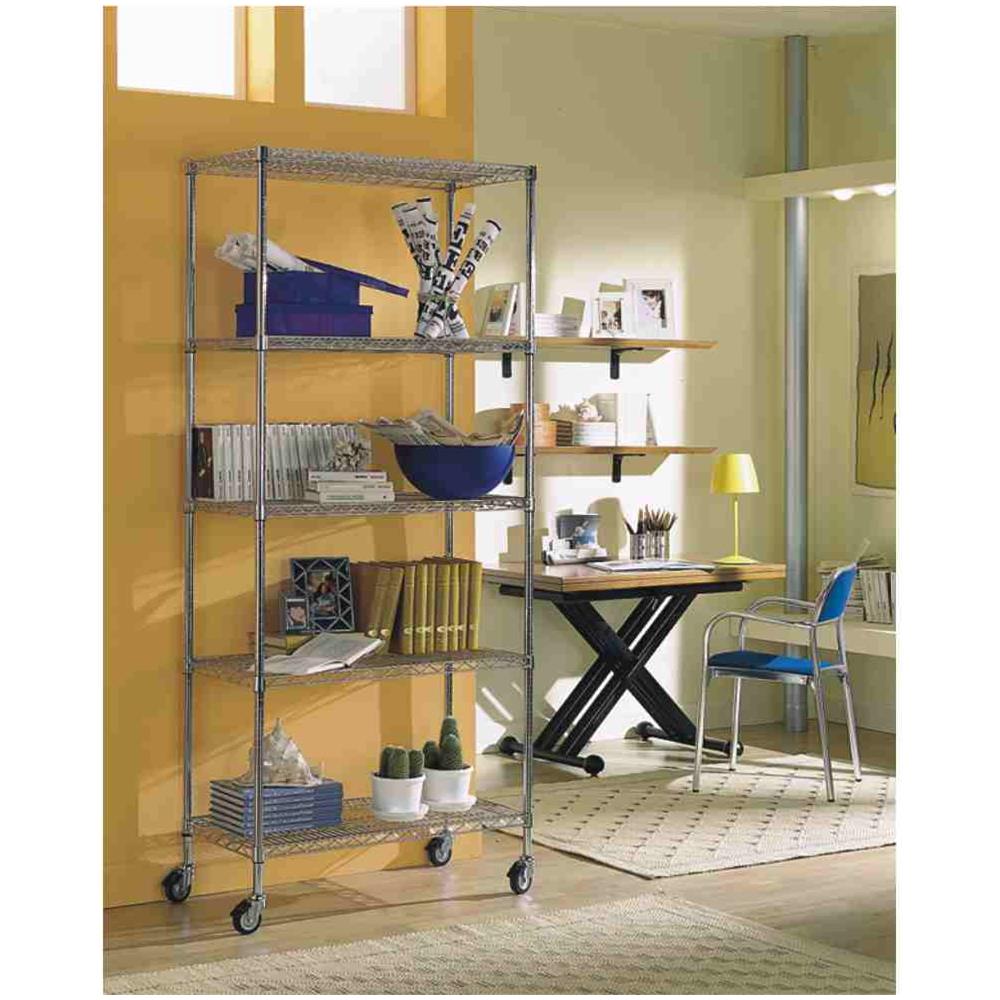 Set 4 Ruote Per Scaffale Gomma - Foto 4