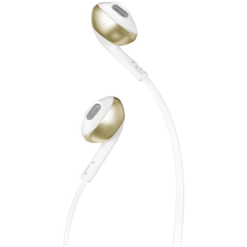 Auricolari a filo T205 con Microfono Jack 3,5 mm Colore Champagne - Foto 2