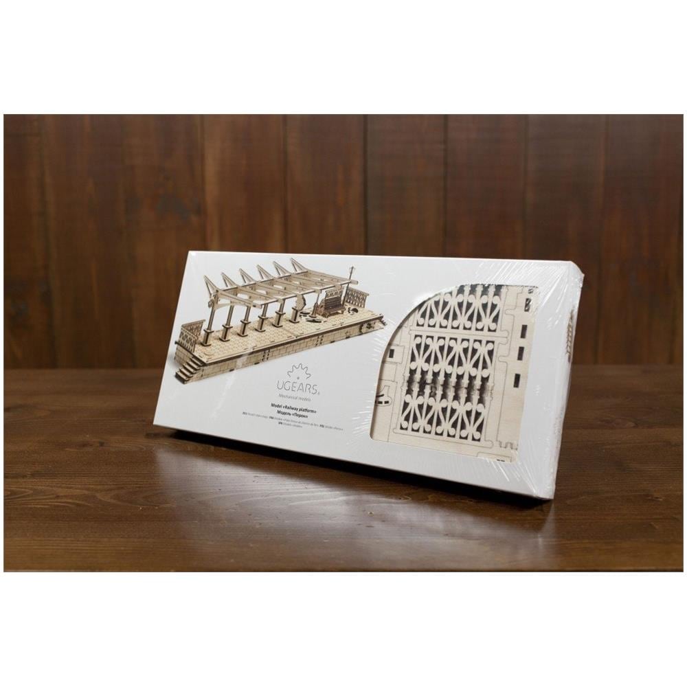Puzzle in Legno 3D - Piattaforma Ferroviaria- 196 Pezzi - Foto 9
