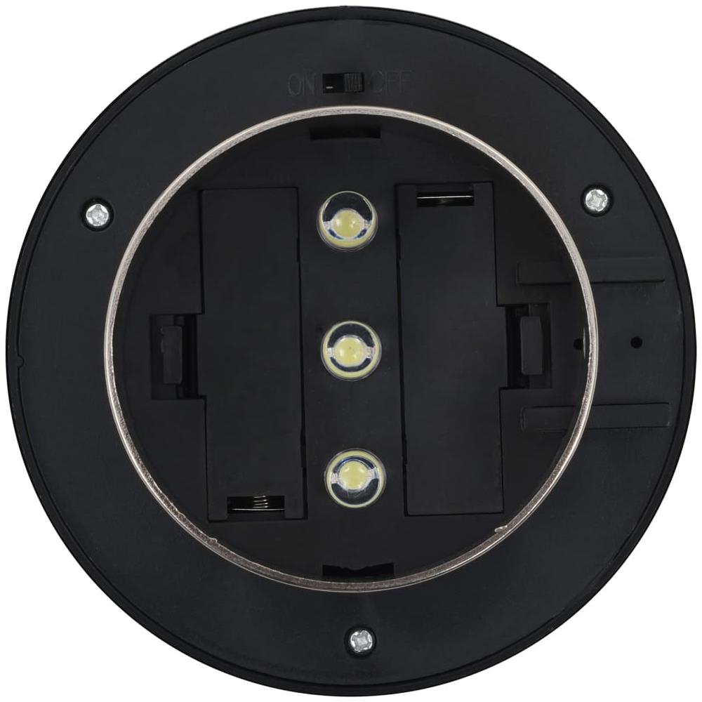 Lampade Solari Da Esterni 12 Pz A Led Rotonde 12 Cm Bianco - Foto 8