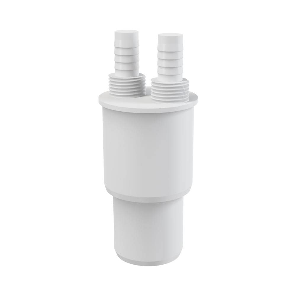 Collegamento Plastica Bianca Riduttore Per La Riduzione Dei Rifiuti 40 50xg1 2 Connettore Del Tubo Flessibile - Foto 1