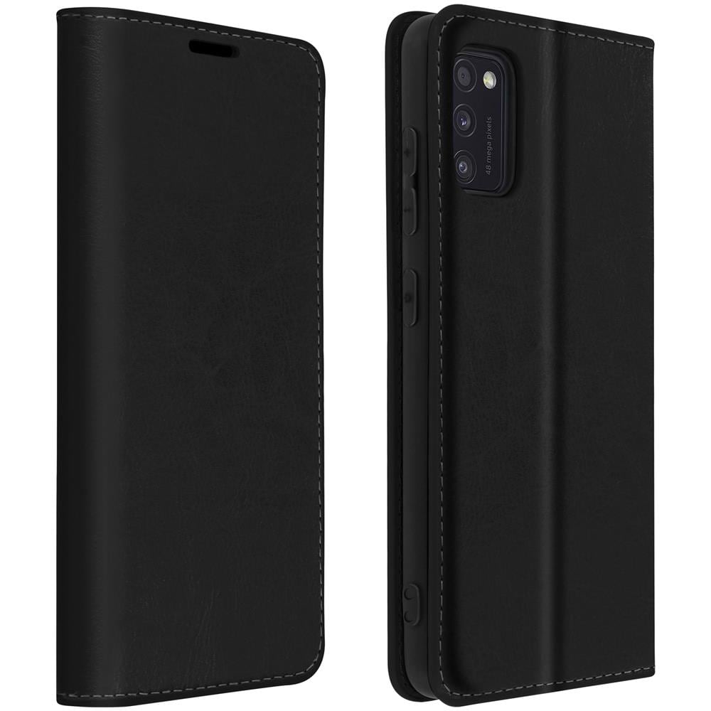 Custodia Samsung Galaxy A41pelle Portafoglio Funzione Stand - Nero - Foto 1