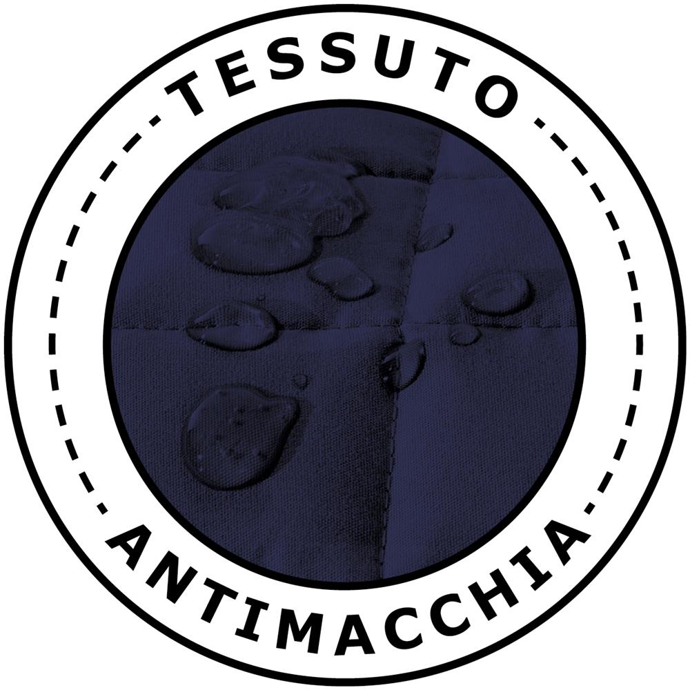 Copridivano Con Penisola Destra / sinistra Trapuntato Tinta Unita Antimacchia Reversibile 2 Posti Blu - Foto 5