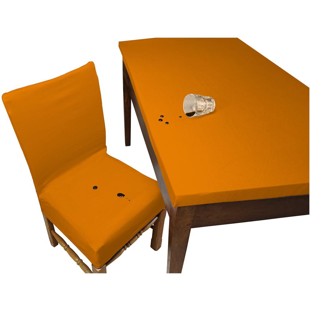Set 4 Vestisedia Quadrato Antimacchia Made In Italy Arancione - Foto 1