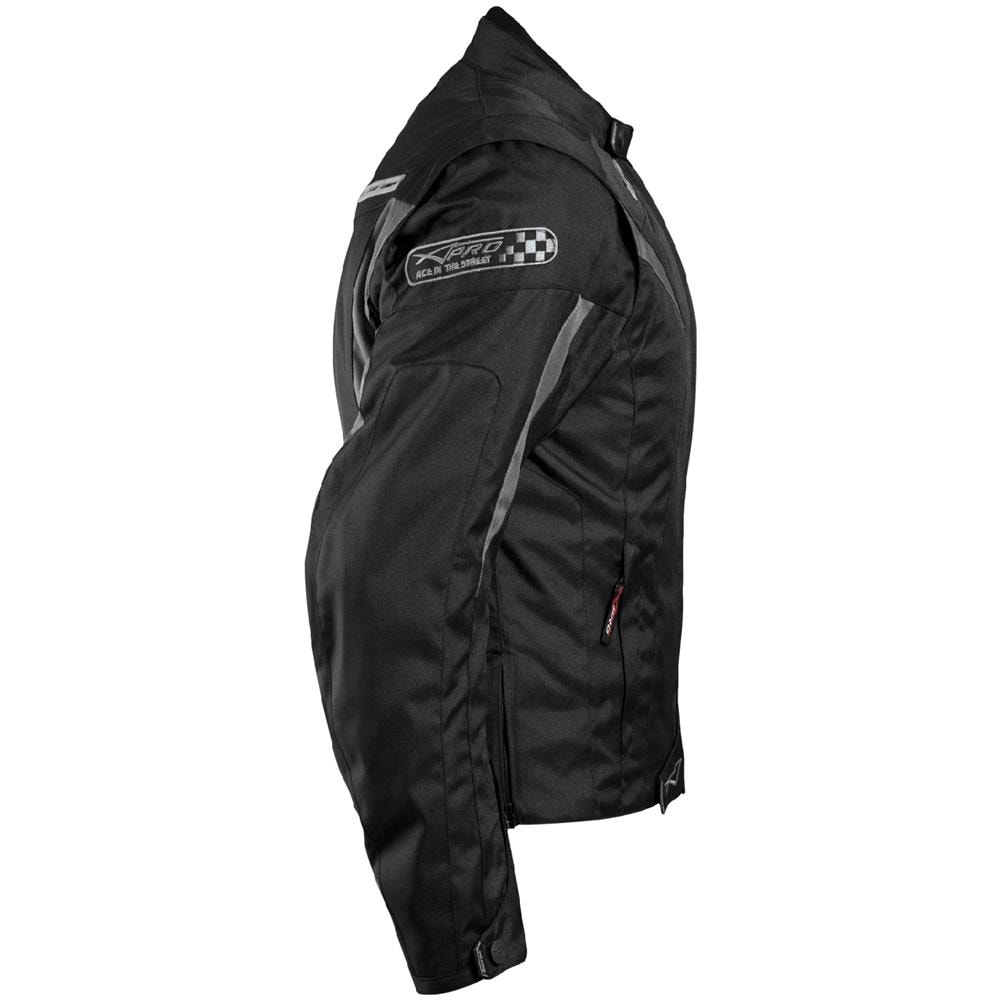Giacca Lady Donna Tessuto Cordura Moto Protezione Manica Staccabile Nero L - Foto 2