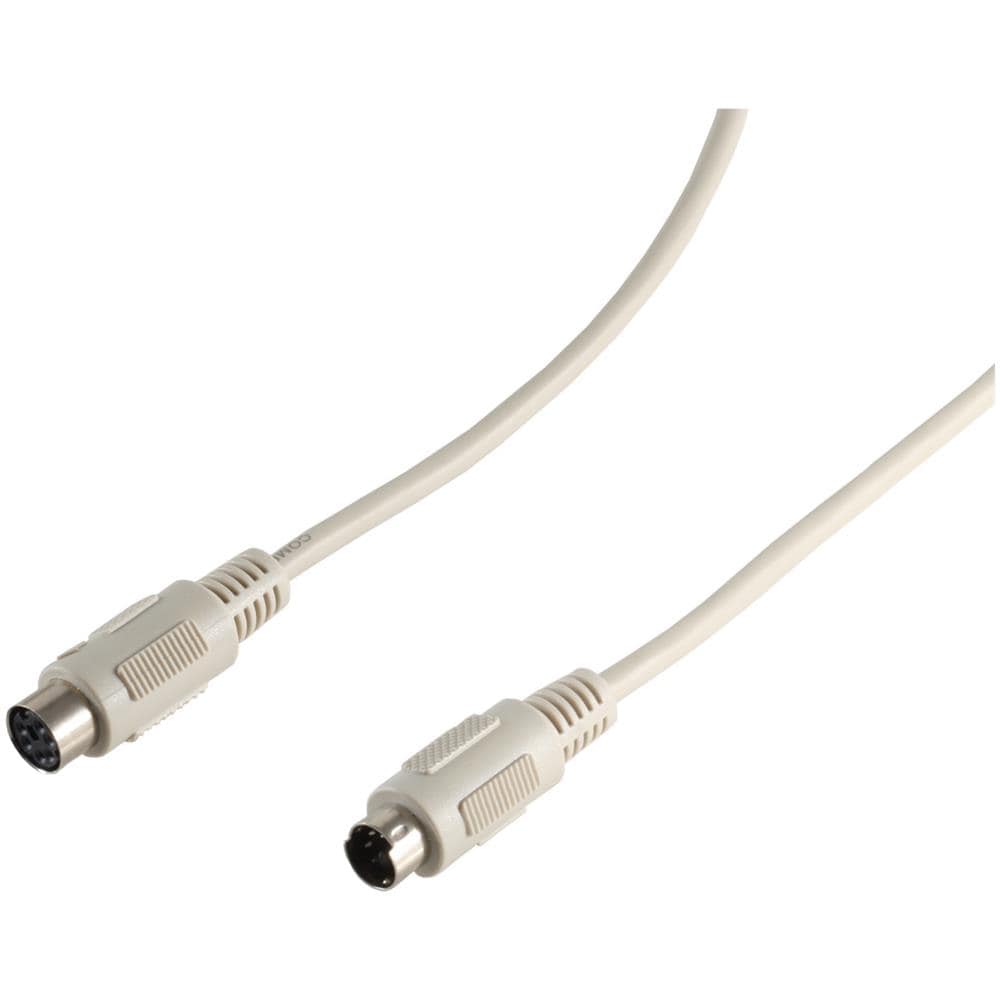 S / conn Maximum Connectivity Ps2 Verlngerung, 6-pol. Mini Din-stecker Auf 6-pol. Mini Din-kupplung, 3,0m (78106-3) - Foto 1