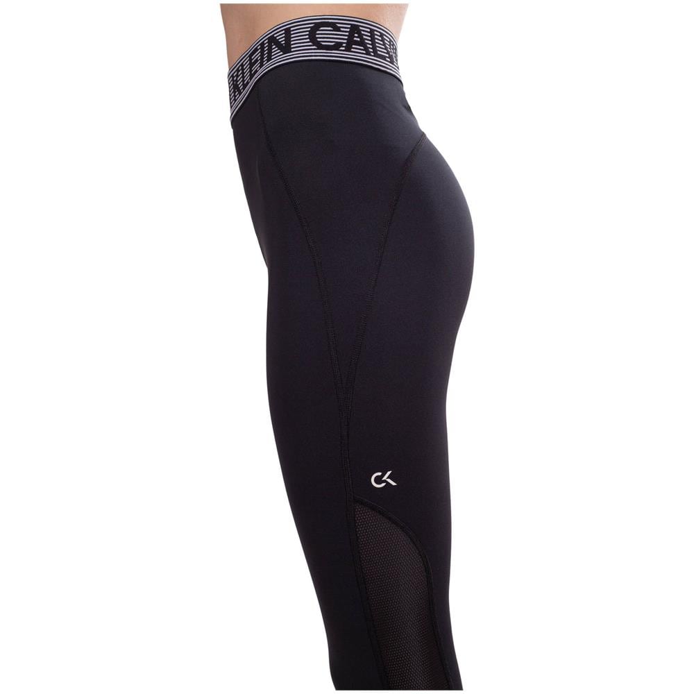 Calvin Klein - Leggings Donna Con Inserto A Rete - Foto 4