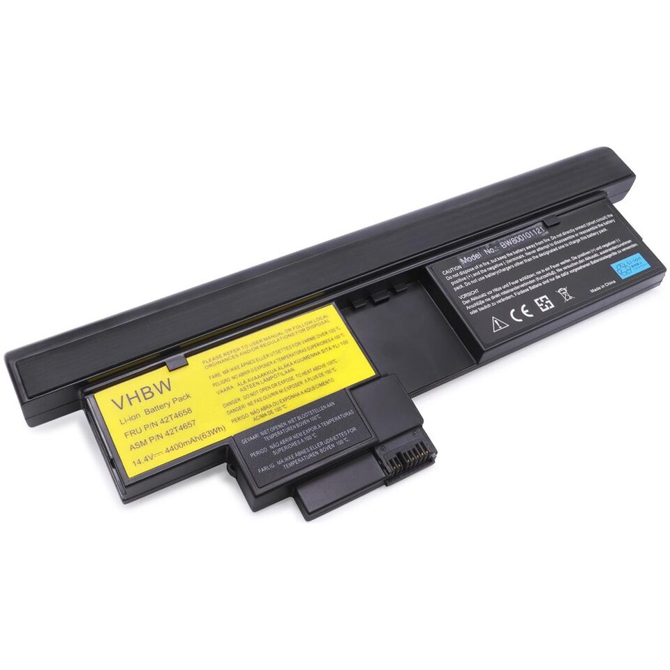 Batteria Per Lenovo 43R9257 – 14,4V, 4400mAh/63,4Wh, Li-Ion, Compatibile 100%, Ricambio Per Notebook