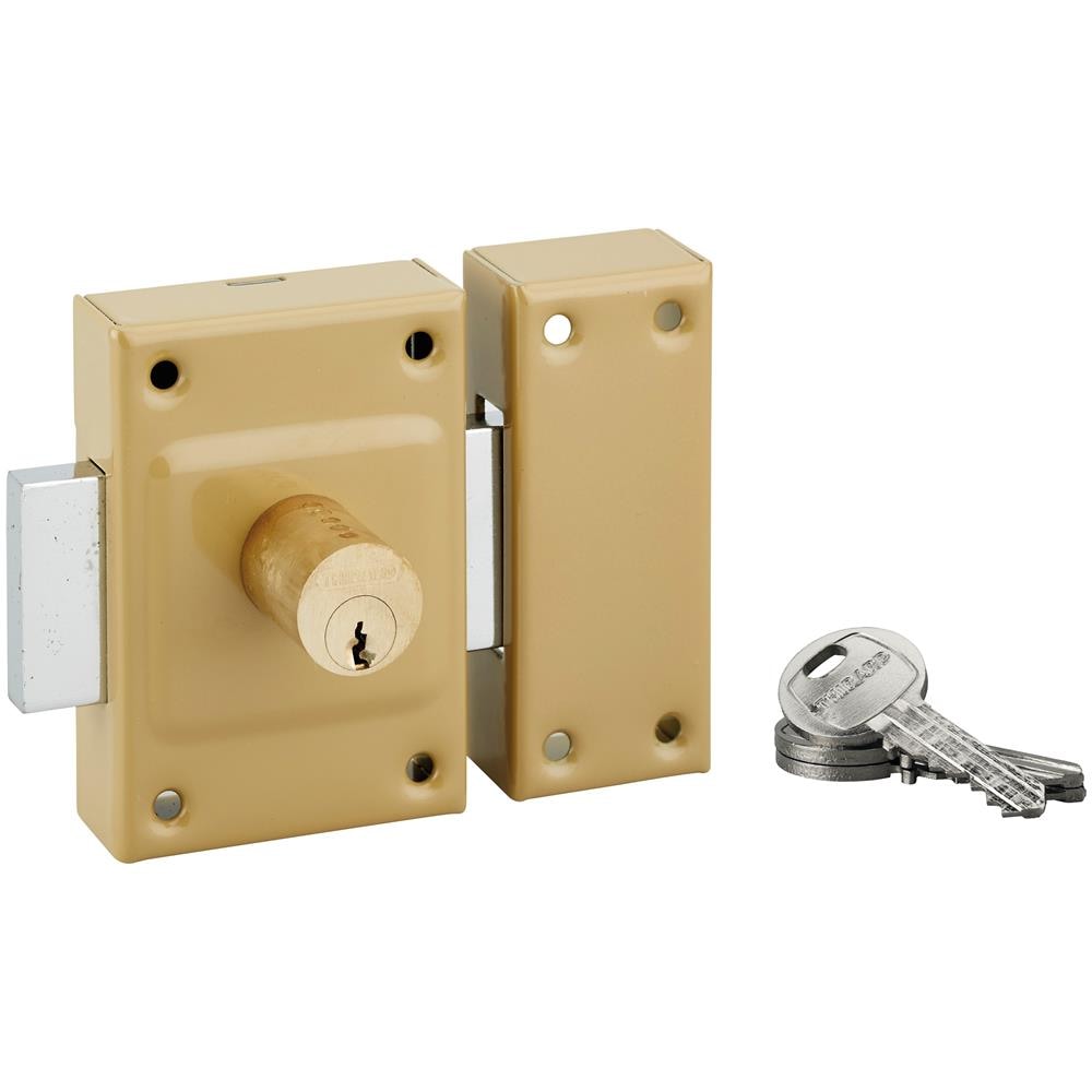 Serratura A Doppia Entrata Etendard, Cilindro 40 Mm, Acciaio, 3 Chiavi, Bronzo Epossidico - - Foto 1