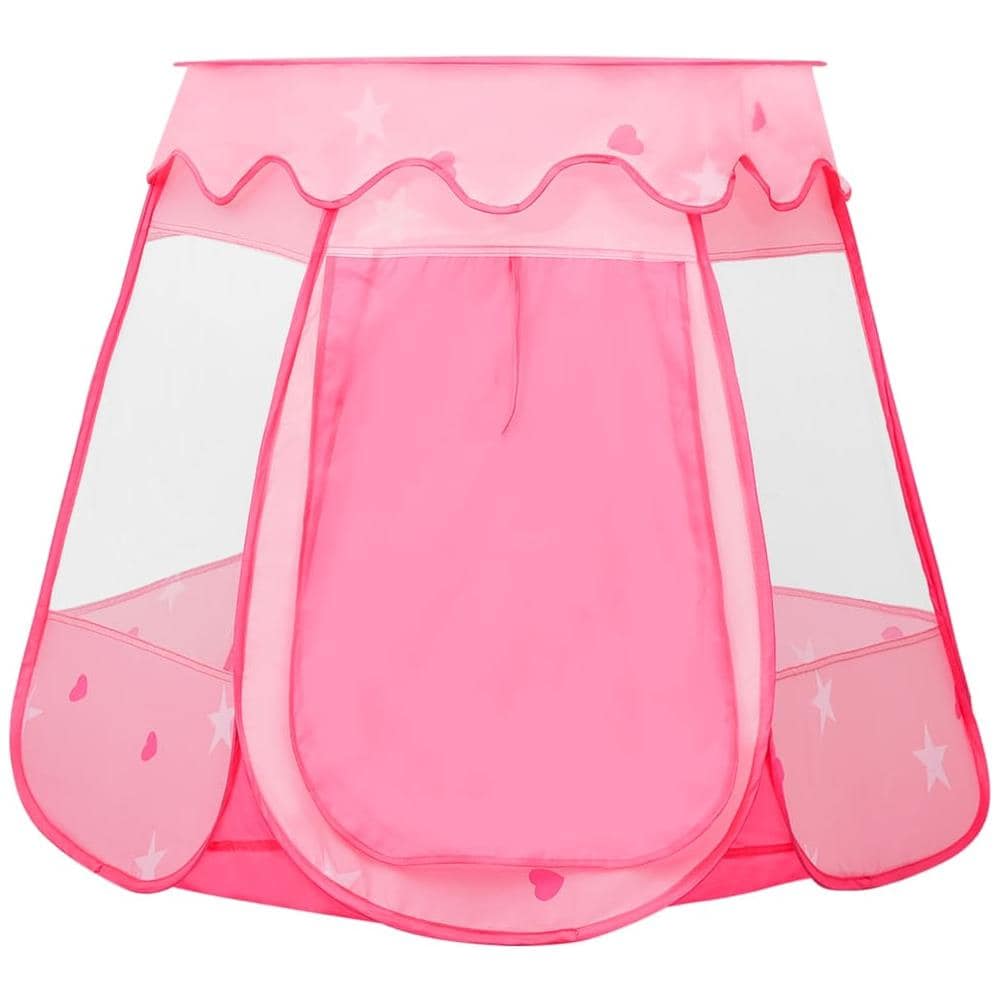 Tenda Da Gioco Per Bambini Rosa Con 250 Palline 102x102x82 Cm - Foto 1