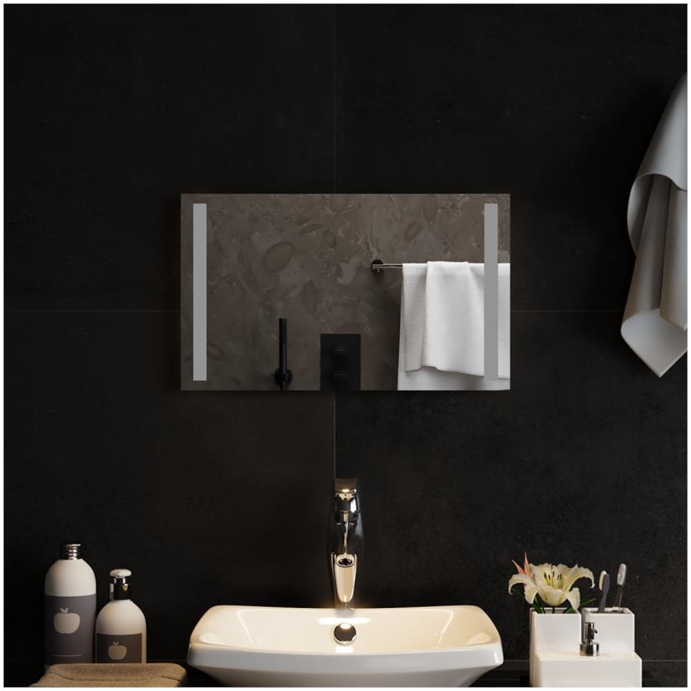 Specchio Da Bagno Con Luci Led 50x30 Cm - Foto 3
