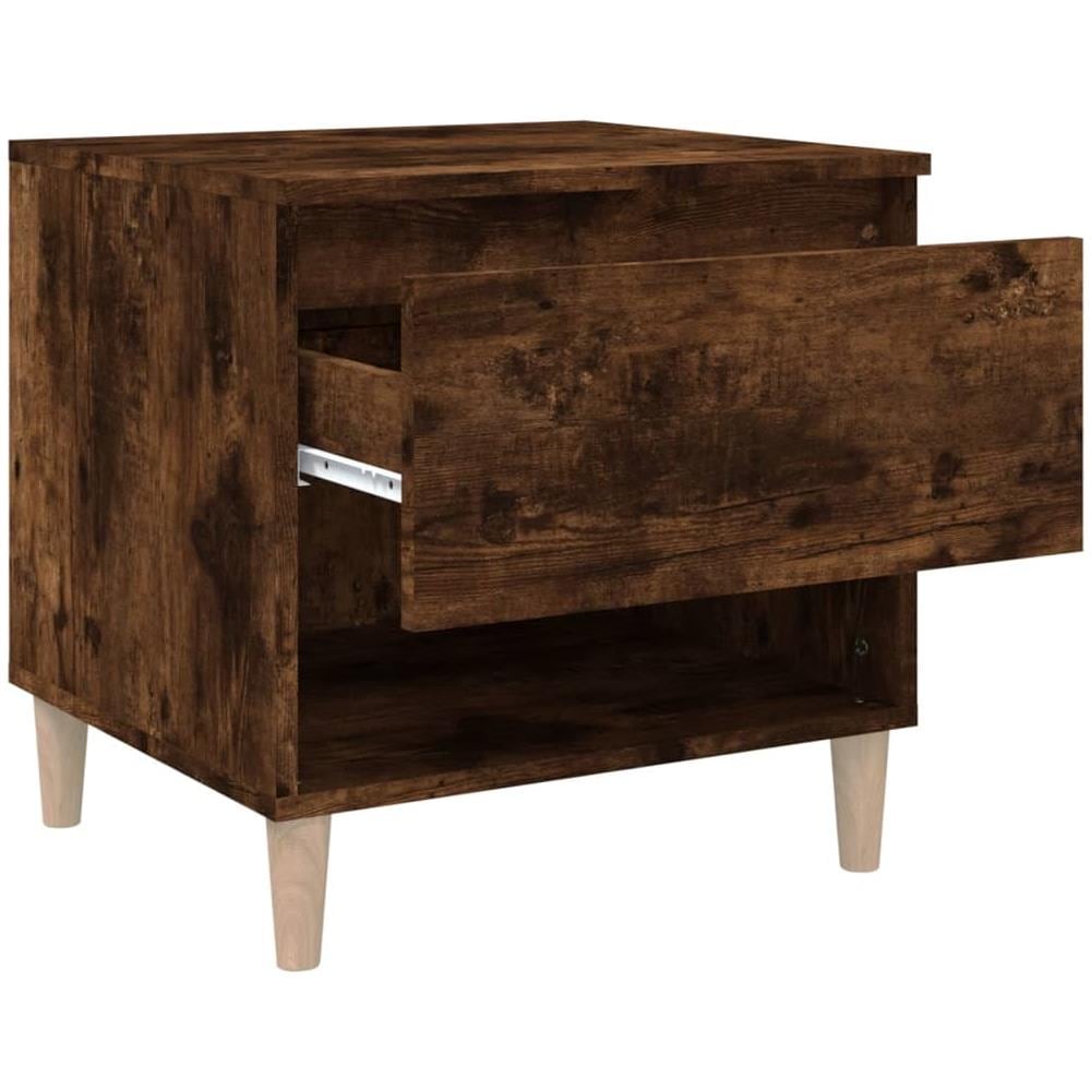Comodini 2 Pz Rovere Fumo 50x46x50 Cm In Legno Multistrato - Foto 7