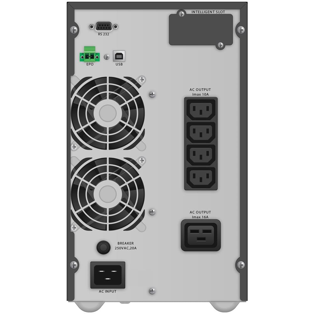 Gruppo di Continuità UPS On-Line VFI 3000 TG 3000VA / 2700W 4x IEC C13 - Foto 2