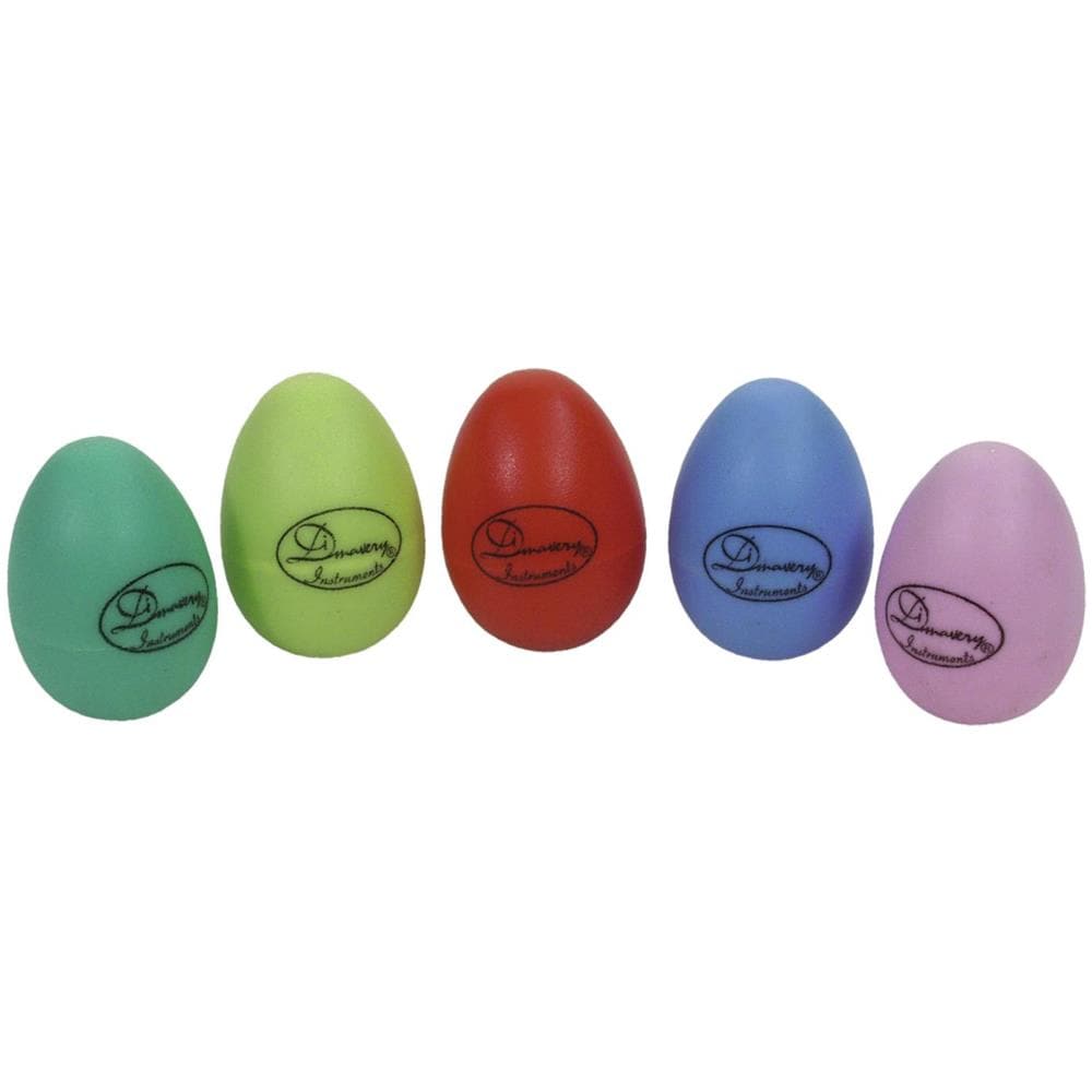Uovo Shaker Colorato 2x, Plastica - Foto 1