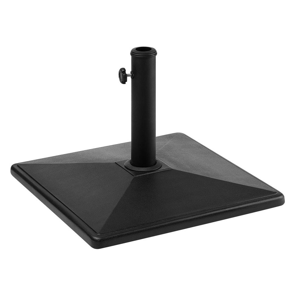 Base Per Ombrellone In Cemento Nero 50 X 50 Cm Cervo - Foto 2
