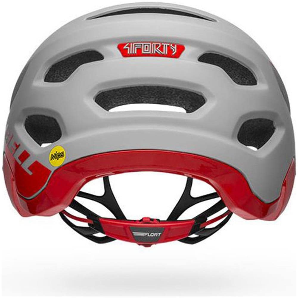 Casco Mtb Bell 2019 4forty Mips Cliffhanger Matte Gloss Grigio Crimson (l 58-62cm, Grigio) - Foto 4