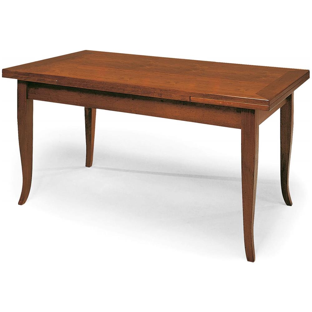 Donny - Tavolo Da Pranzo Allungabile In Legno Massello Cm 85 X 160/200/240 - Foto 1