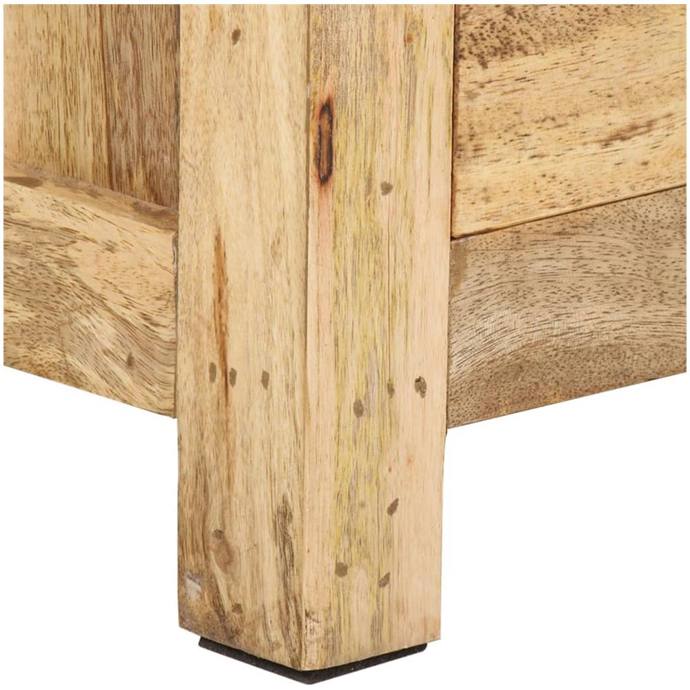 Comodino 45x35x60 Cm In Legno Massello Di Mango - Foto 7
